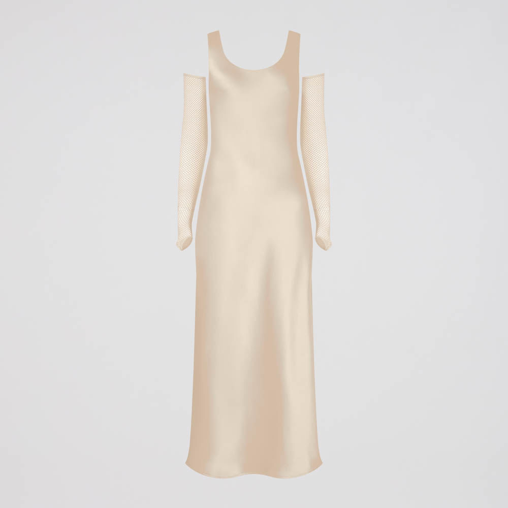 Vestido Cetim Heavy Isla