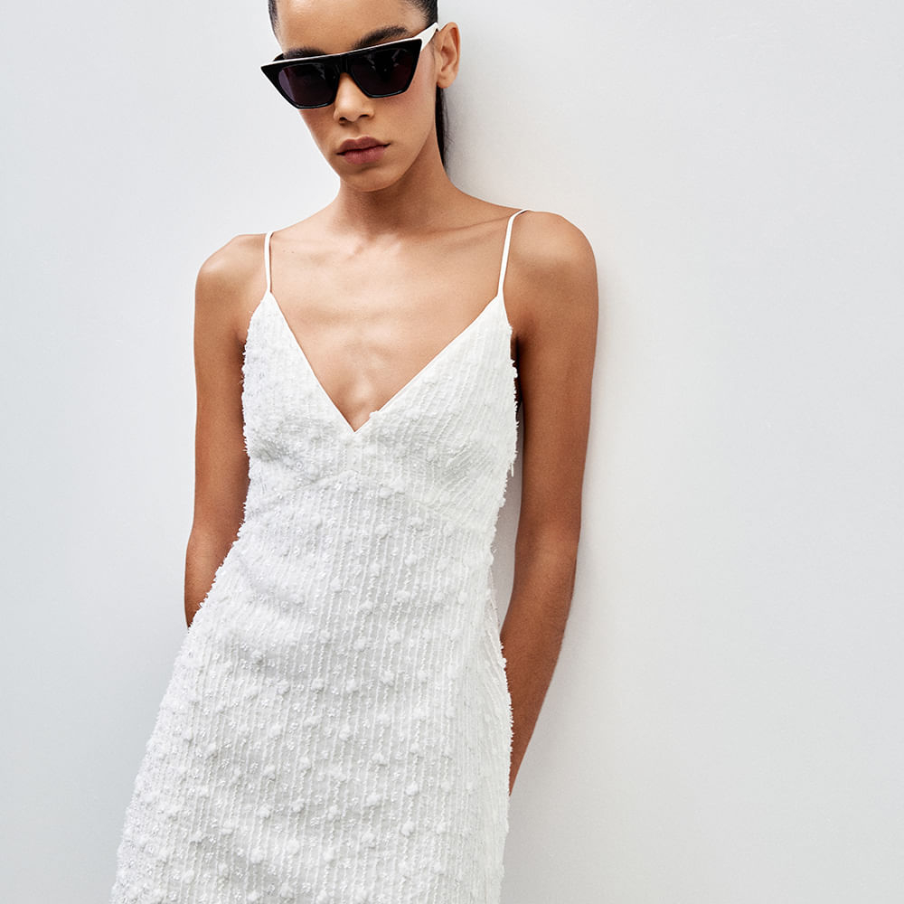 Vestido Chenille Cordone Celine