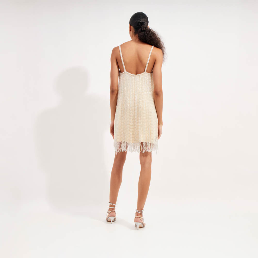 Vestido Crepe Cristal Claire