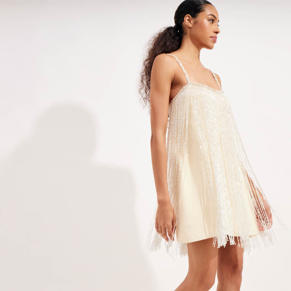 Vestido Crepe Cristal Claire