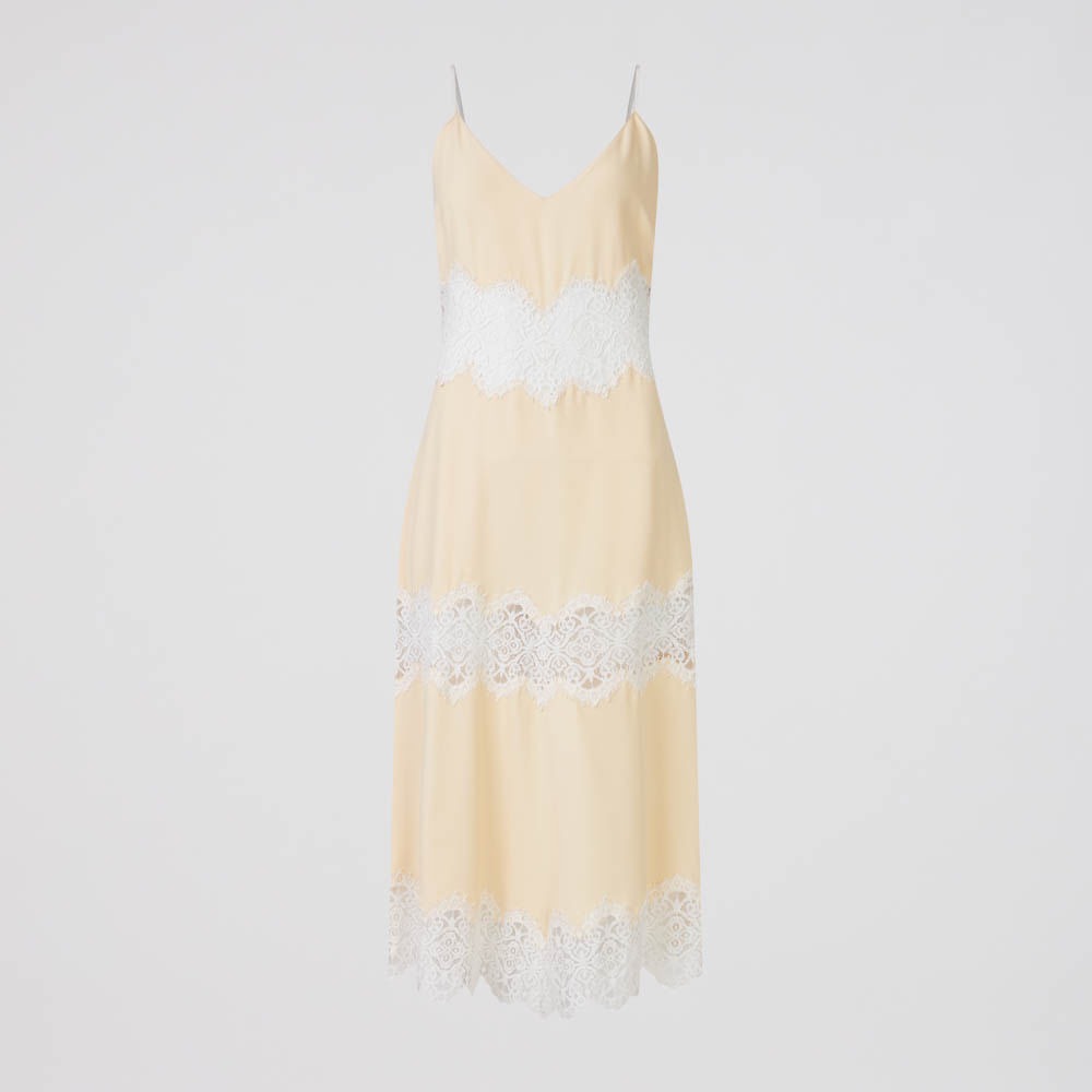 Vestido Crepe Lingerie Malu