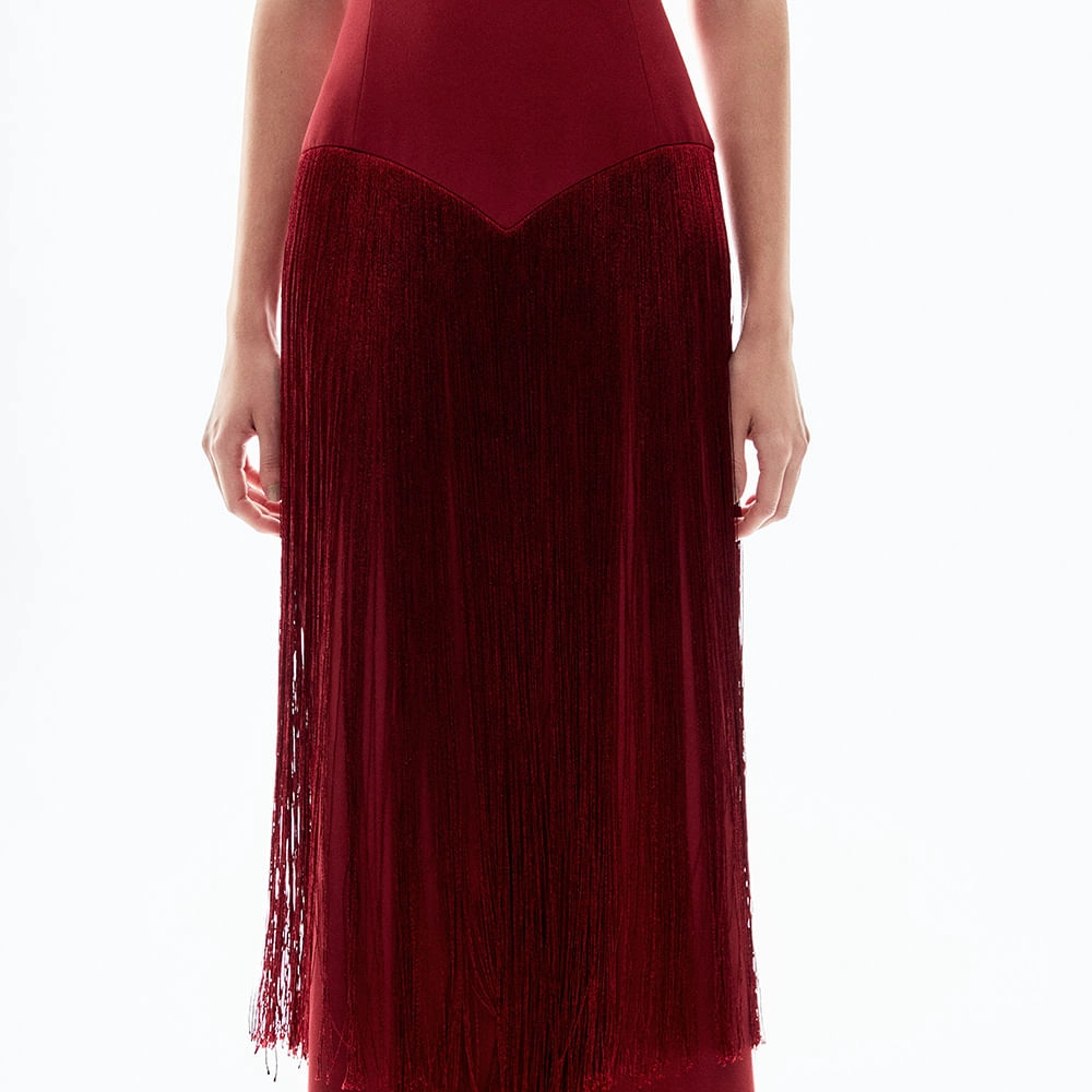 Vestido Crepe Zelda Zoe