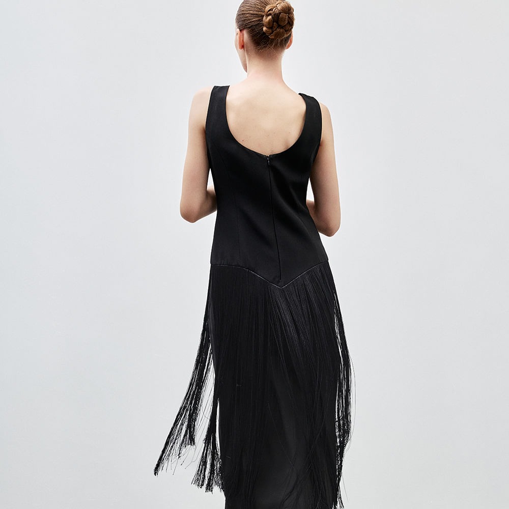 Vestido Crepe Zelda Zoe