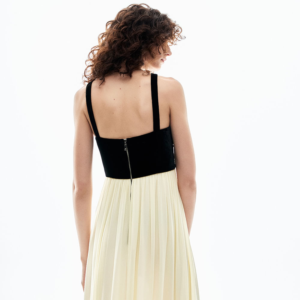 Vestido Georgette Vic