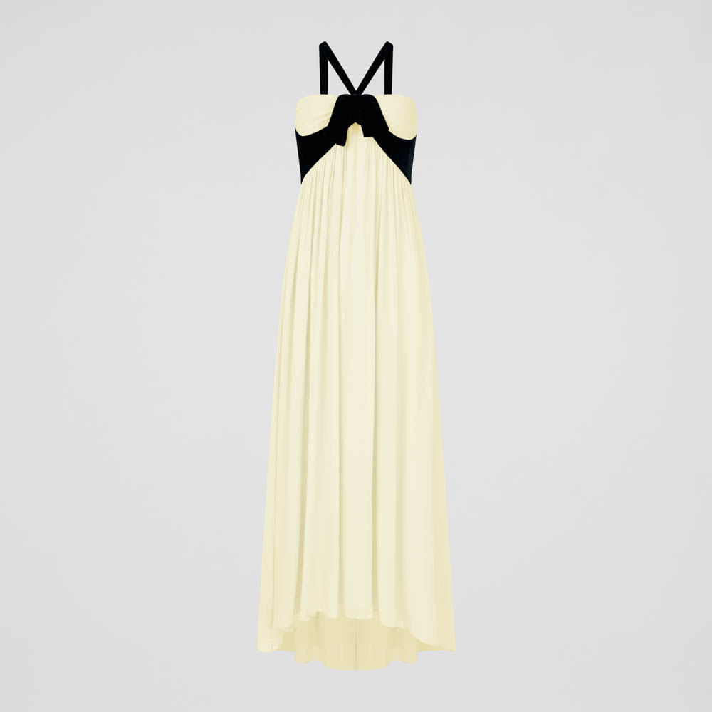 Vestido Georgette Vic