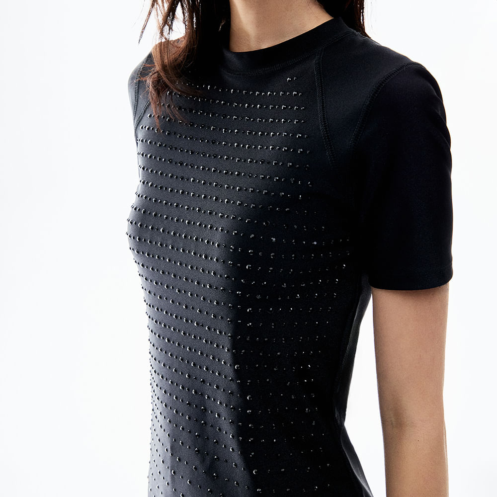 Vestido Malha Cristal Stacy