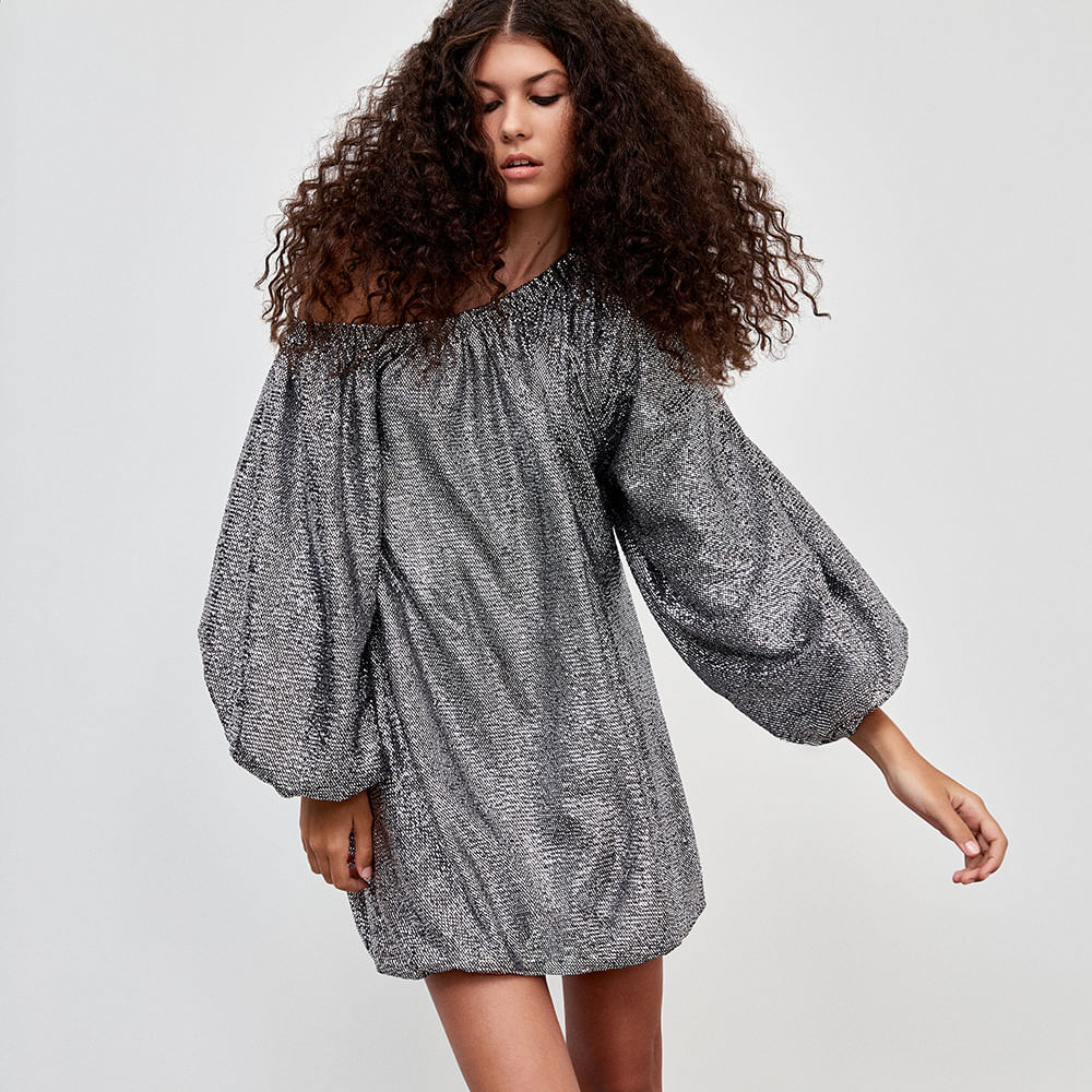 Vestido Silver Dots Denver