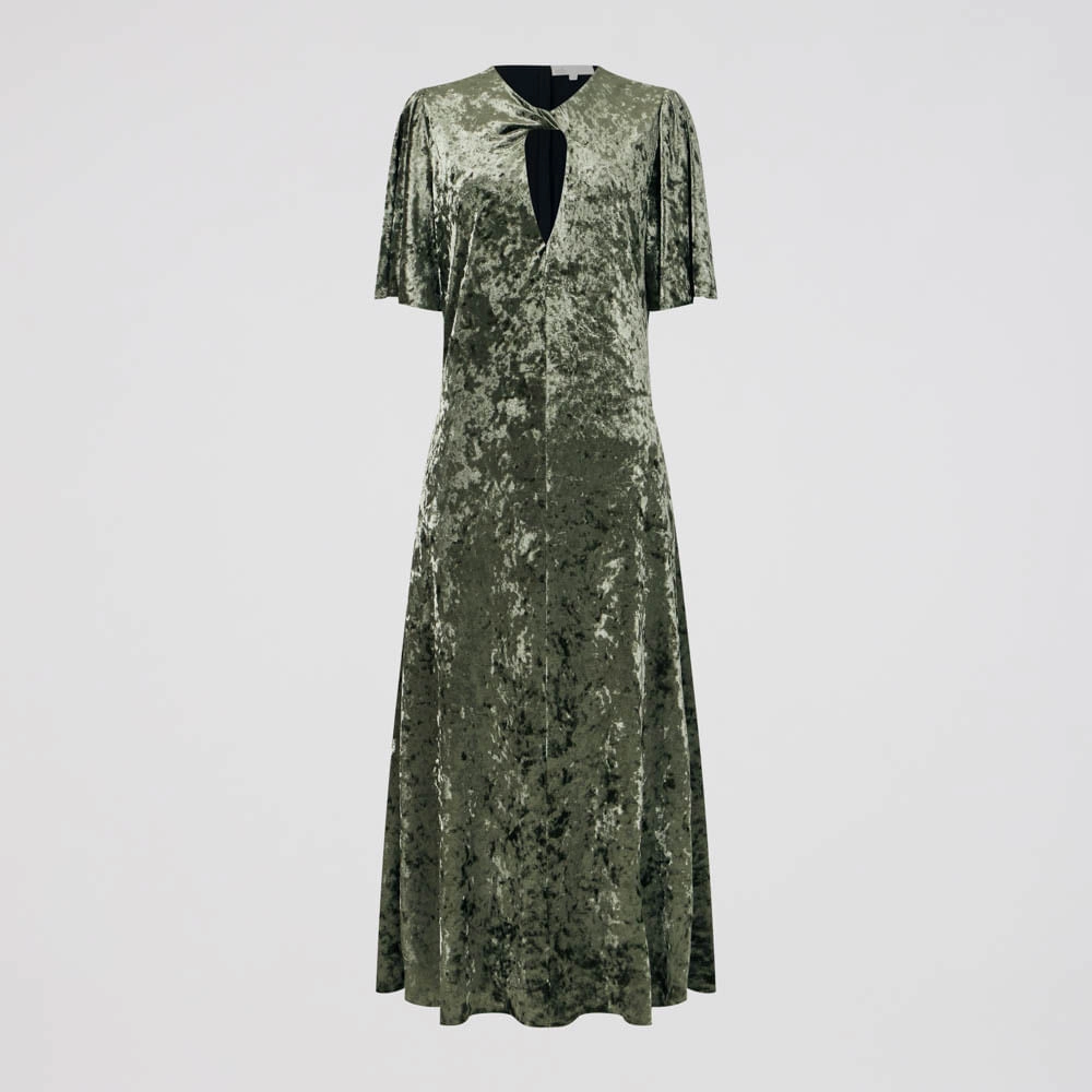 Vestido Veludo Stains Triz