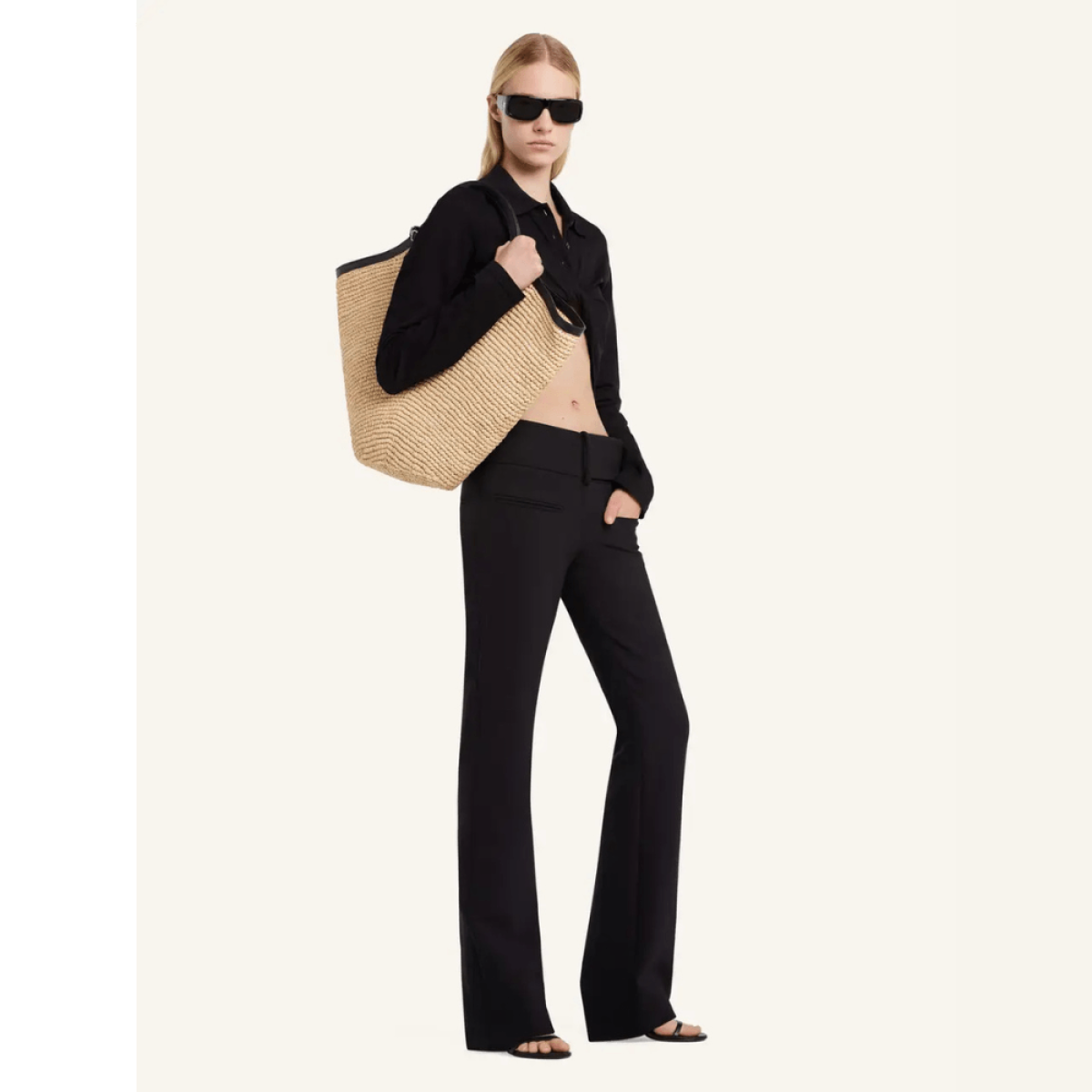 Bolsa Maxi Holy Raphia Courrèges Bolsa Maxi Holy Raphia Courrèges