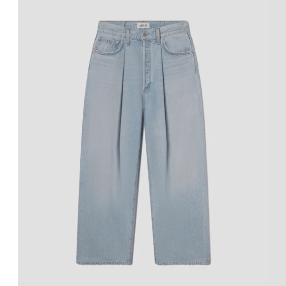 Calça Jeans Frankka Pleat Baggy Agolde Calça Jeans Frankka Pleat Baggy Agolde
