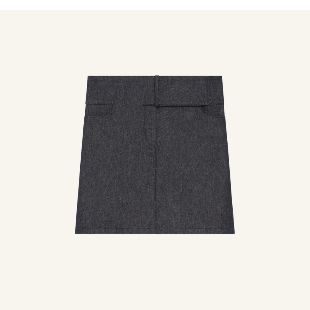 Saia Belted Denim Mini Courrèges Saia Belted Denim Mini Courrèges