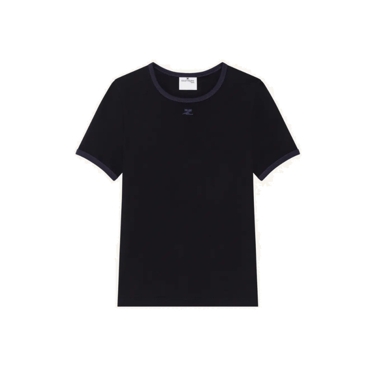 T-Shirt Signature Contrast Courrèges T-Shirt Signature Contrast Courrèges