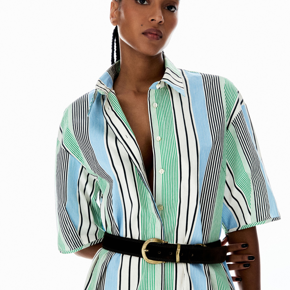 Vestido Vintage Stripes Nadia Vestido Vintage Stripes Nadia
