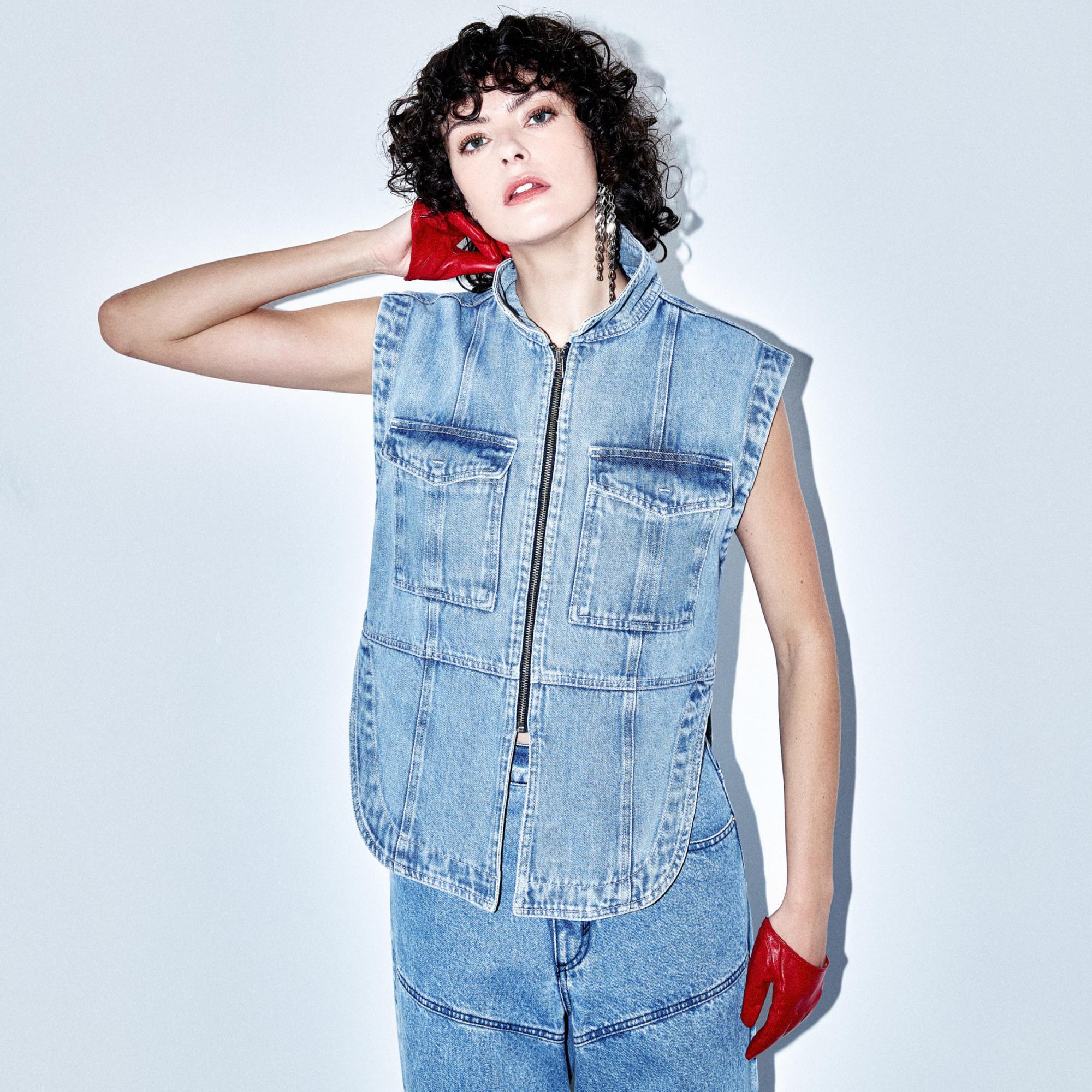 Colete Jeans Lana