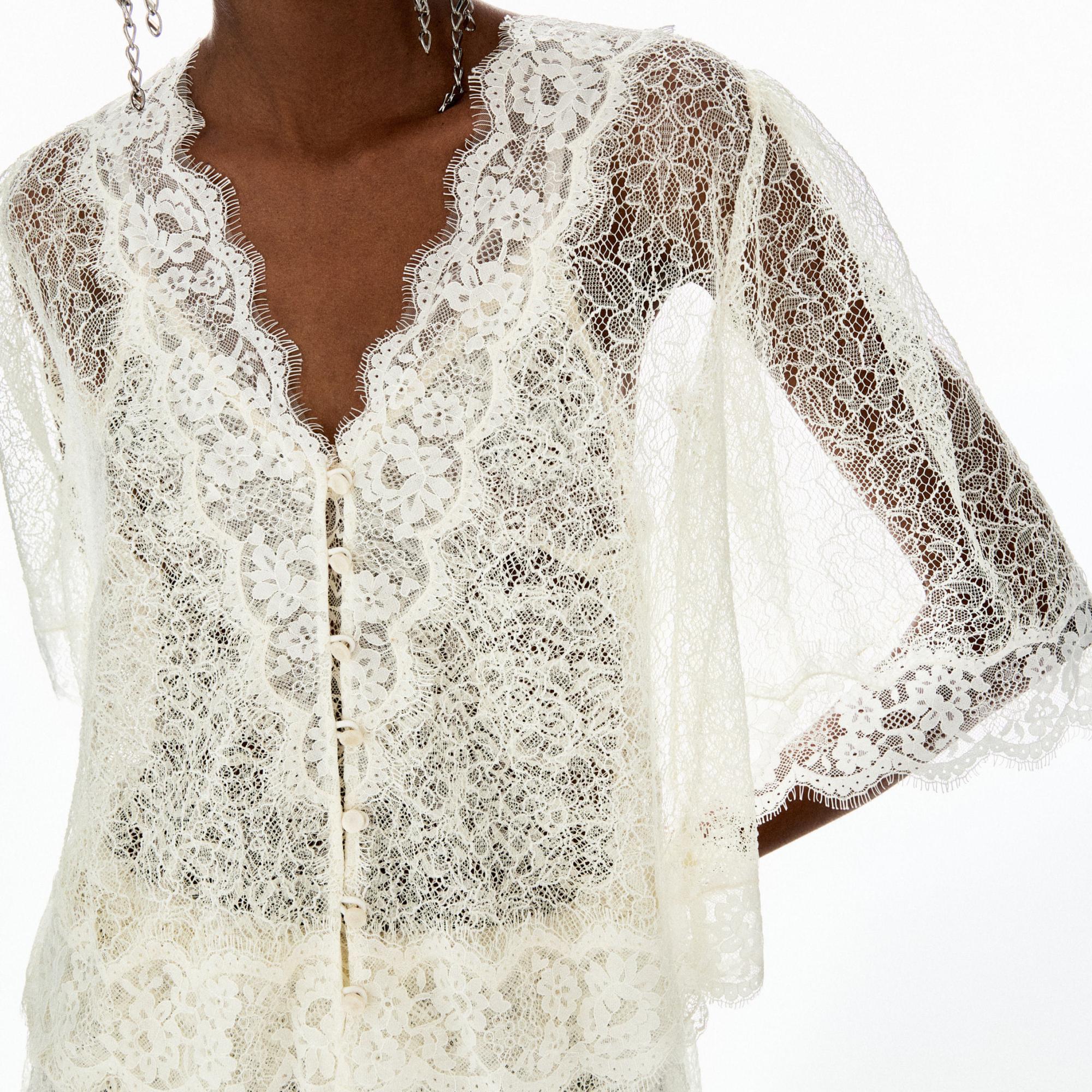 Blusa Renda Lingerie Leila