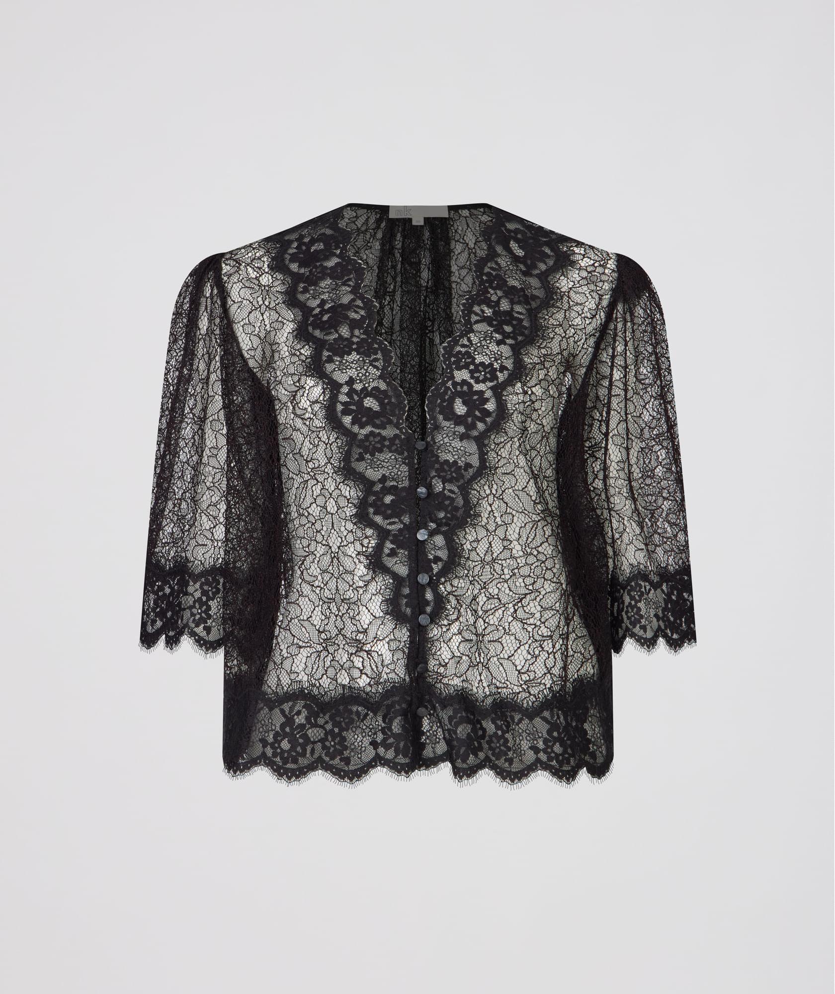 Blusa Renda Lingerie Leila