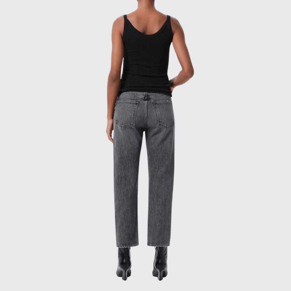 Calça Jeans 90s Pinch Waist Crop Agolde