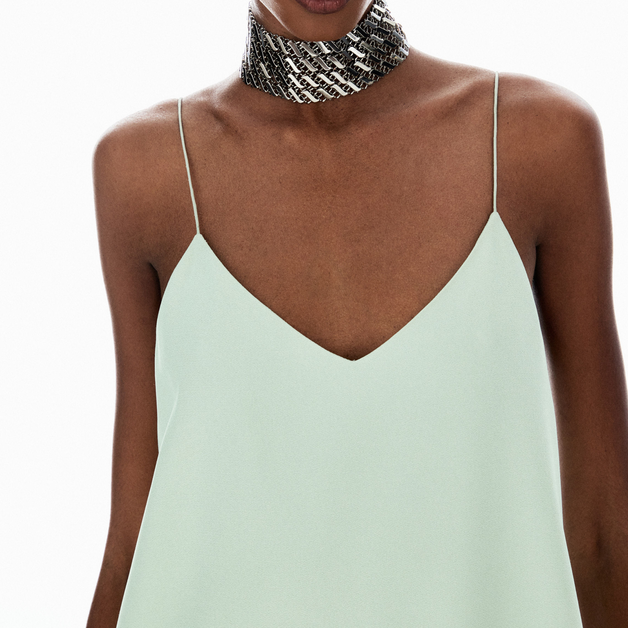 Vestido Crepe Glow Gaby