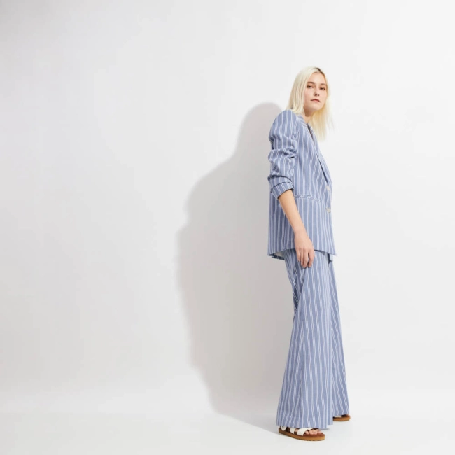 Blazer Algodão Listra Abel (ref c09b)