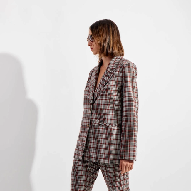 Blazer Gabardine Vichy Lena (ref fb1a)