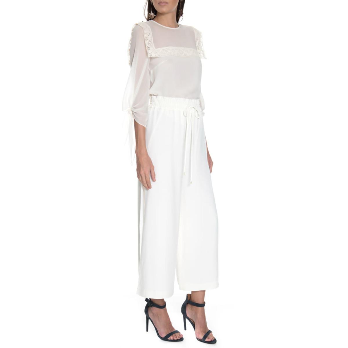 Blusa Gisa - Off White / Off White/42