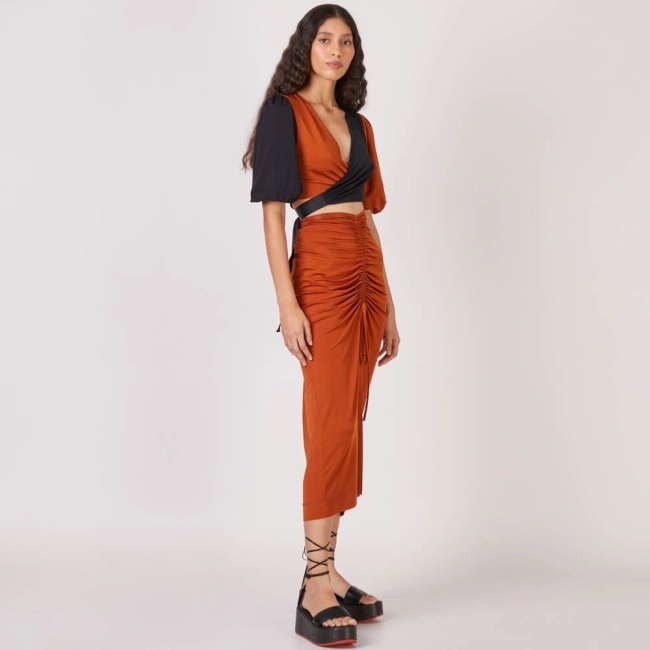 Blusa Jersey Lina Bruma (ref a2d3)