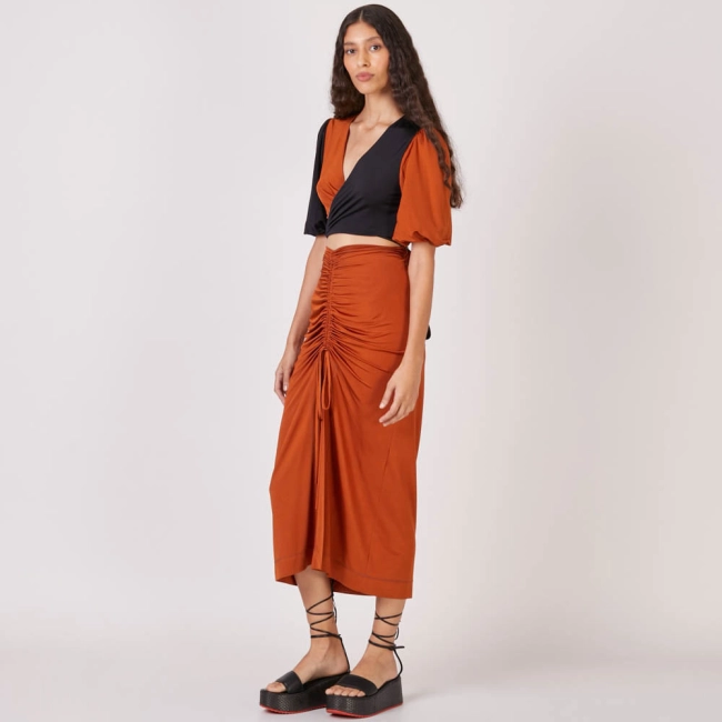 Blusa Jersey Lina Bruma (ref a2d3)