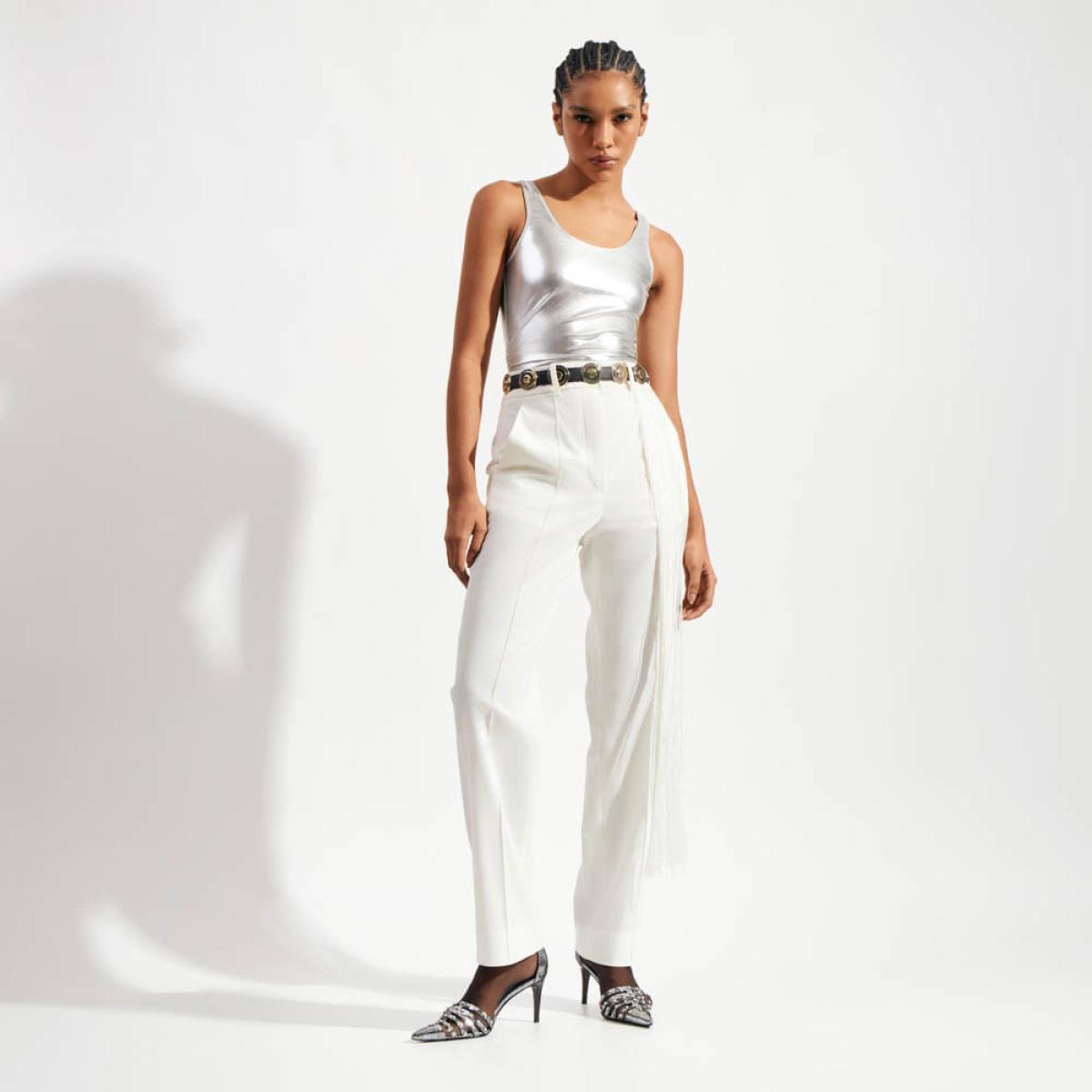 Calça Alfaiataria Bob Bella - Branco/36 Calça Alfaiataria Bob Bella - Branco/36