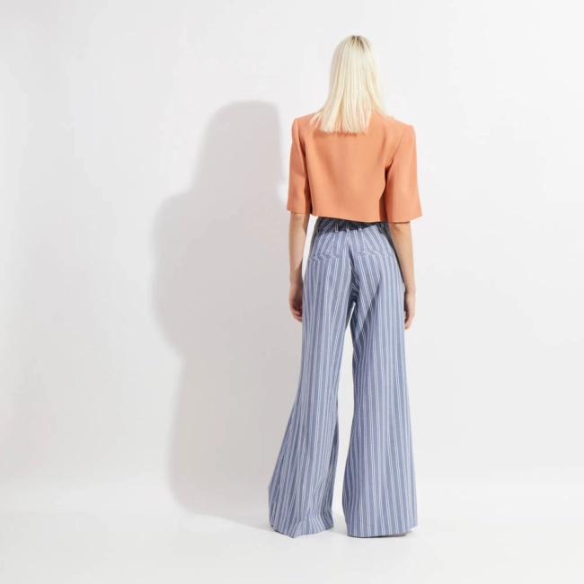 Calça Algodão Listra Alana (ref d9d1)