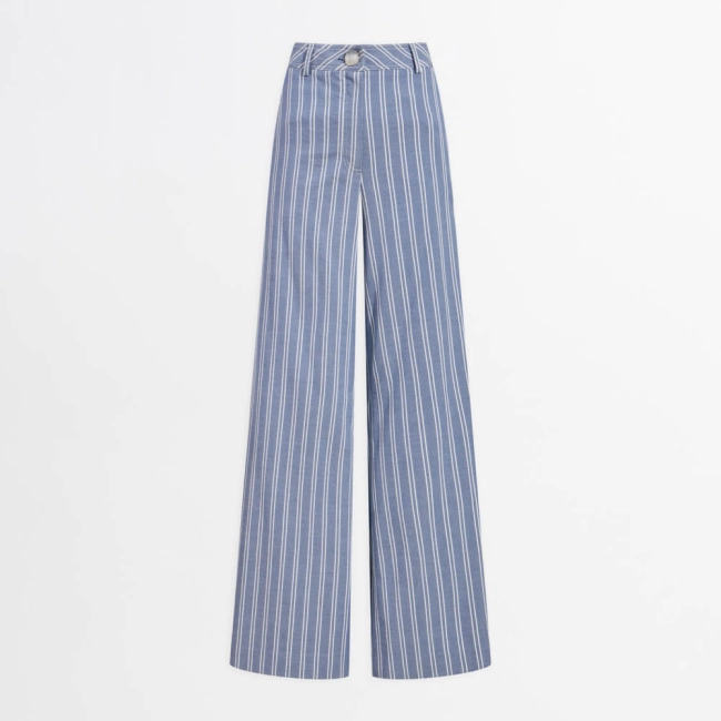 Calça Algodão Listra Alana (ref d9d1)