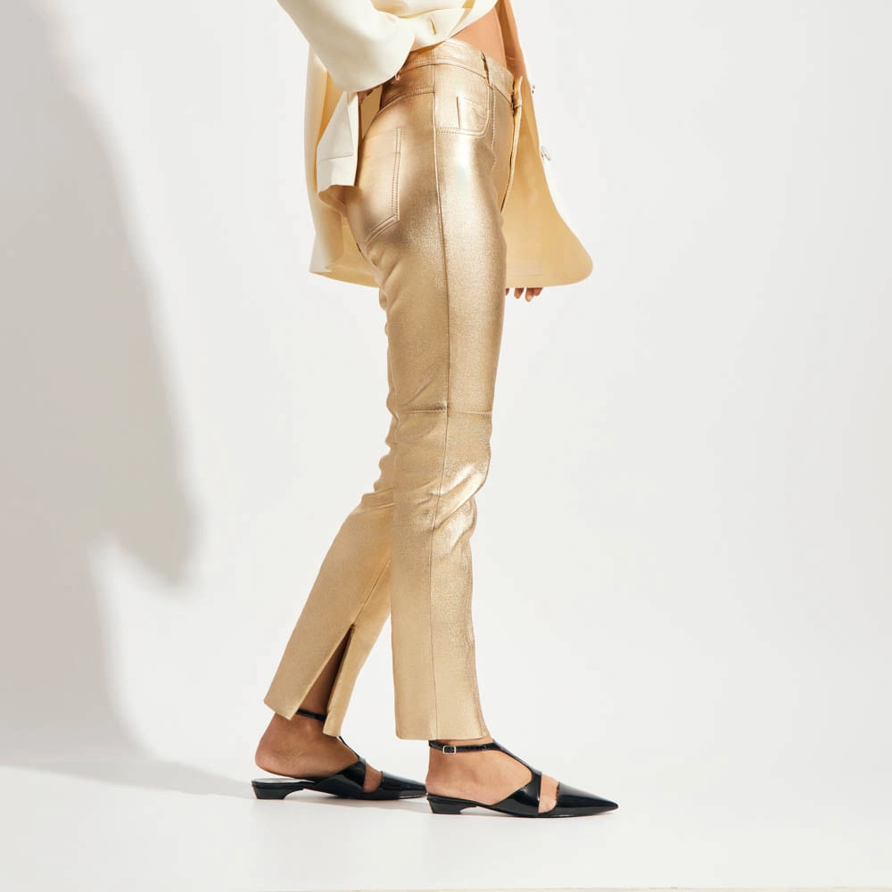 Calça Couro Stretch Duda