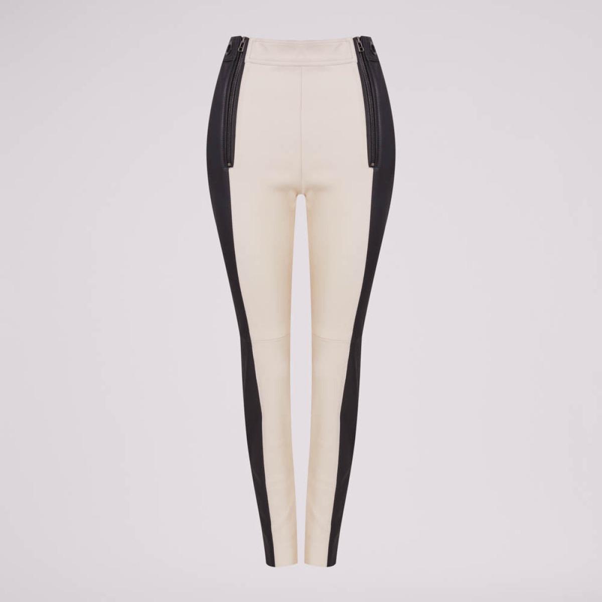 Calça Couro Stretch Ziah - Pb/40 Calça Couro Stretch Ziah - Pb/40