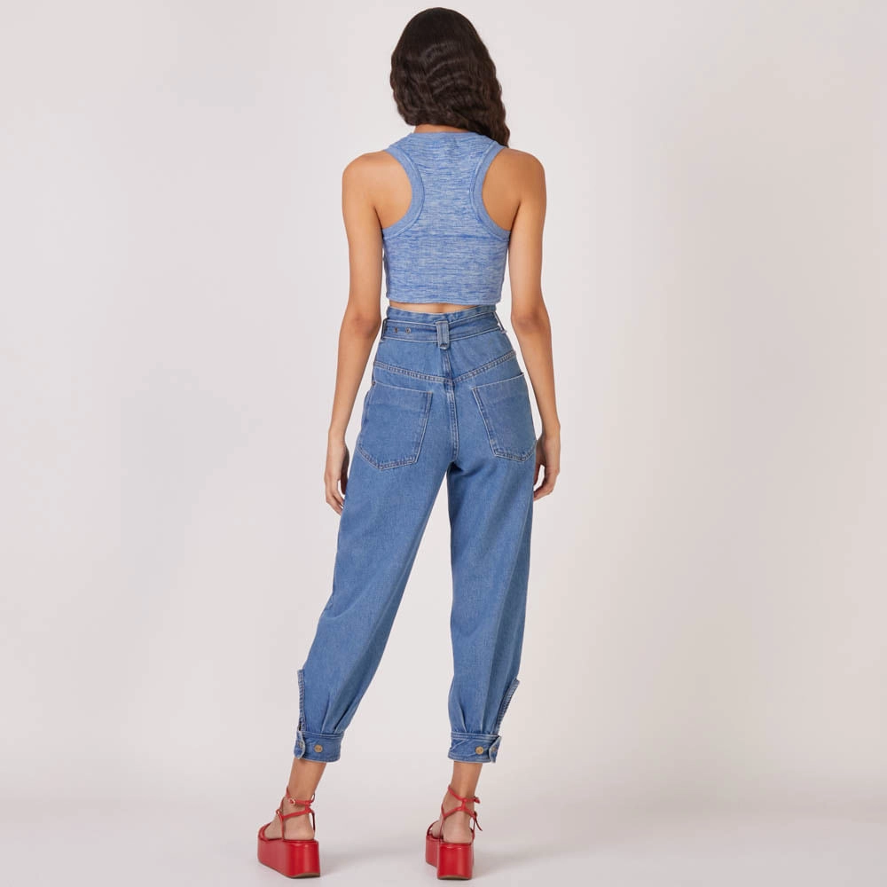 Calça Jeans Freddie - Azul Indigo Medio/34