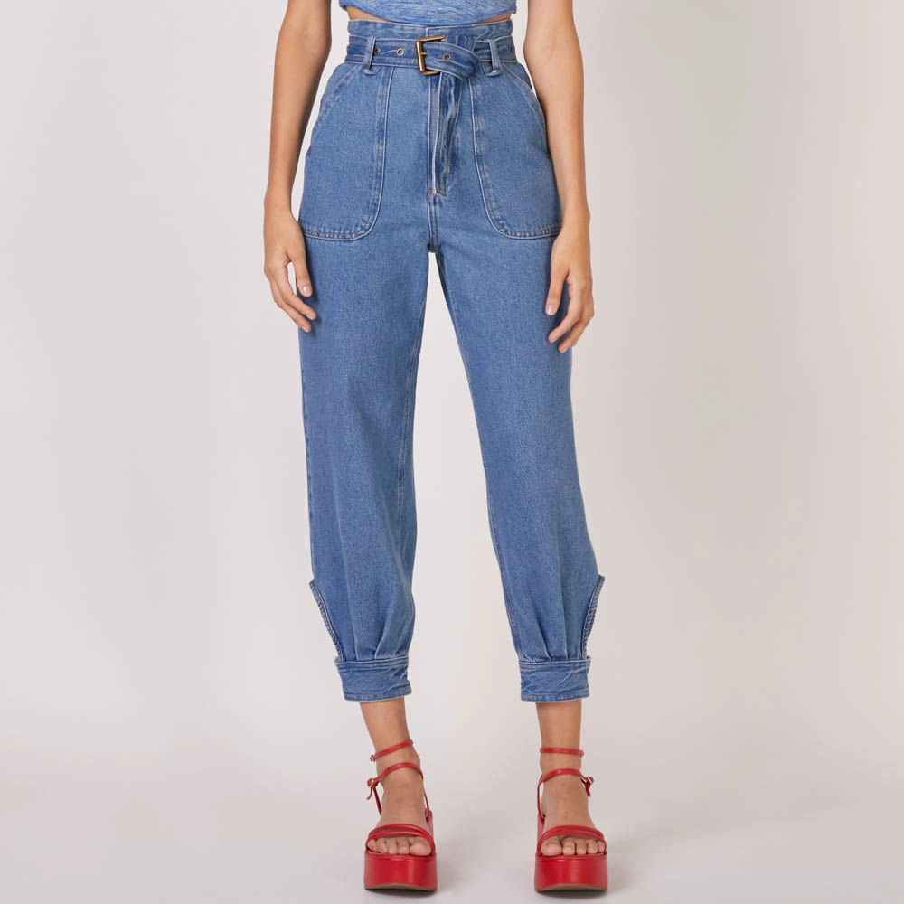 Calça Jeans Freddie - Azul Indigo Medio/34