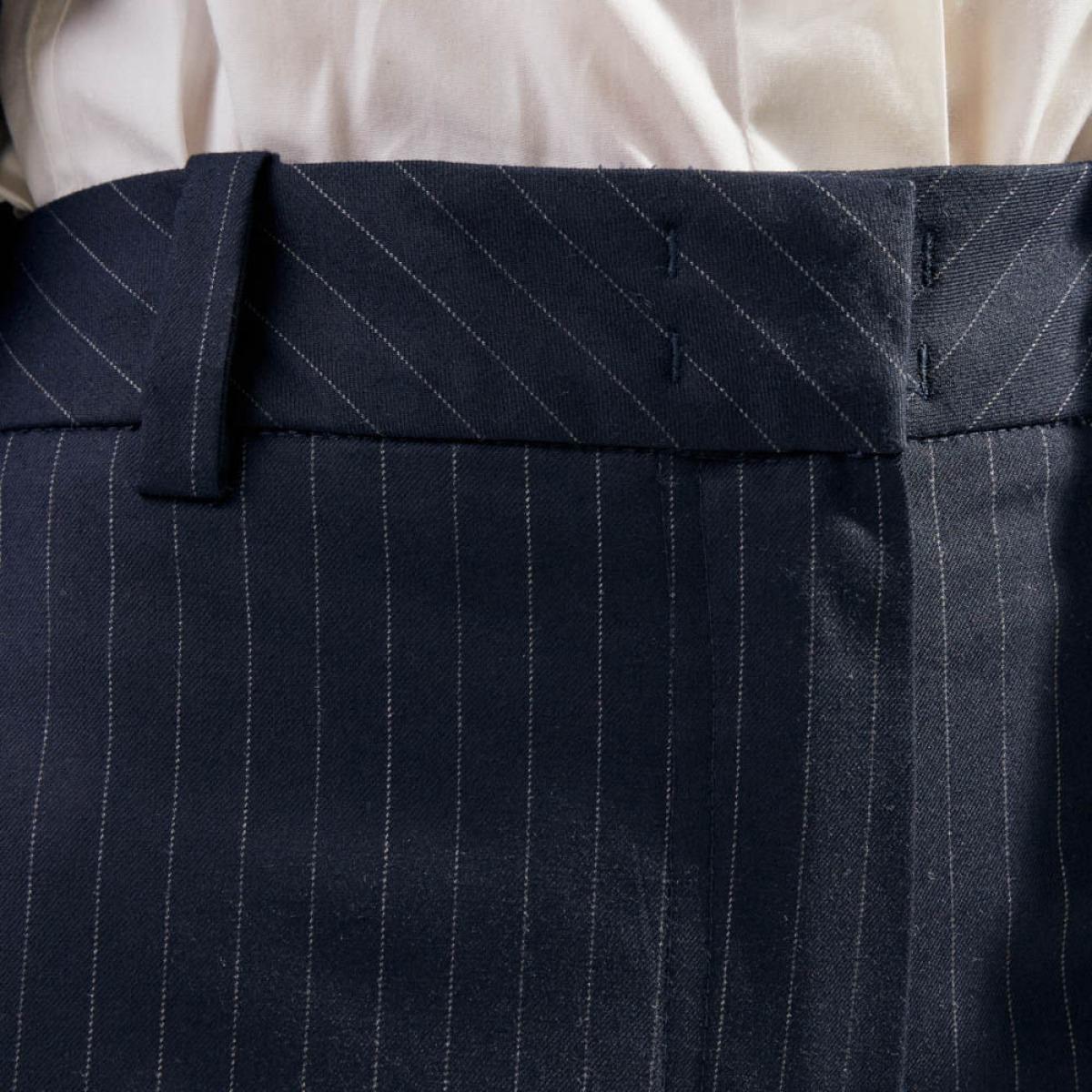 Calça Pin Stripe Asia - Azul Cideral/44 Calça Pin Stripe Asia - Azul Cideral/44