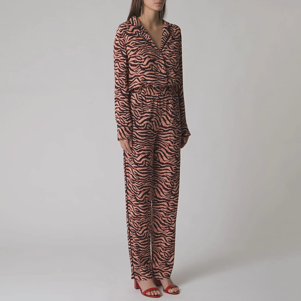 Calça Seda Zebra Nubia