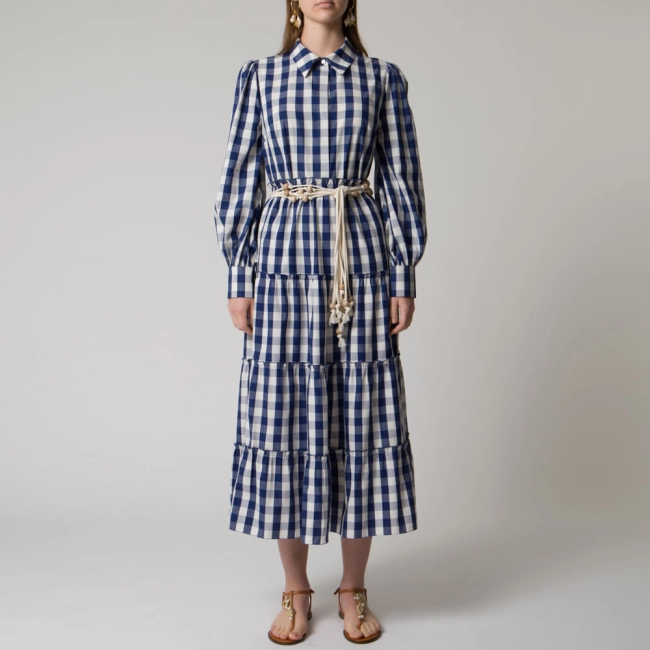 Camisa Cotton Vichy Jaqueline (ref 468d)