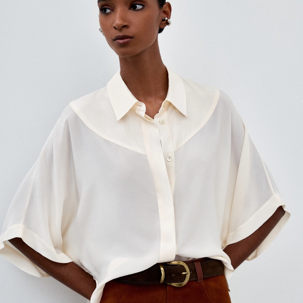 Camisa Crepe de Seda Eliza