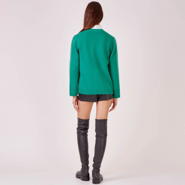 Cardigan Cashmere Georgia (ref e4ae)