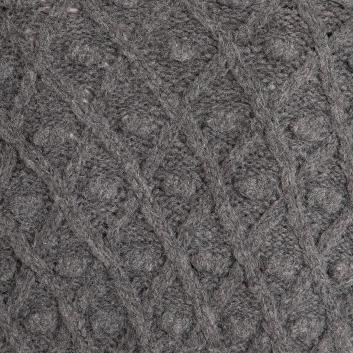 Cardigan Pompom Meir - Cinza Mescla/G