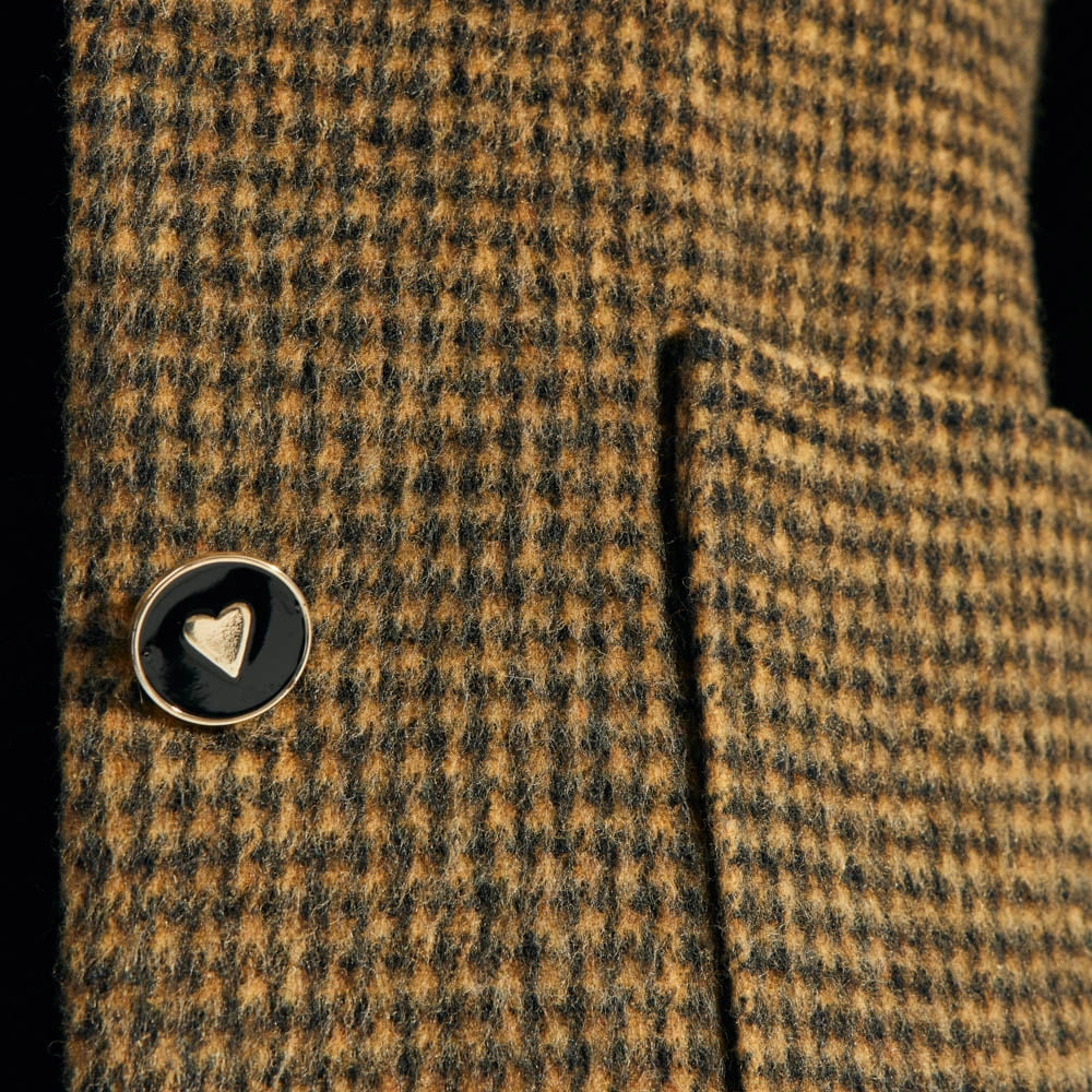 Casaco Lã Pied Coq Lena