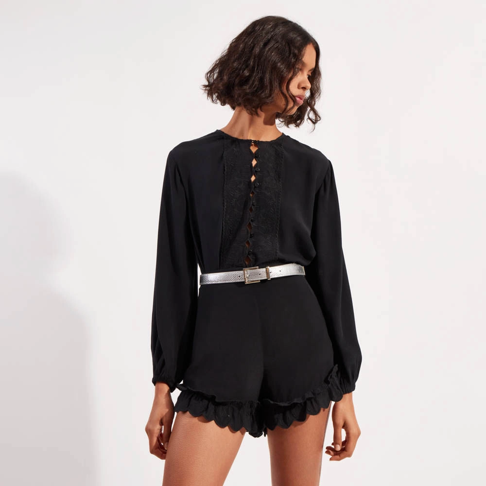 Cinto Couro Metal Val