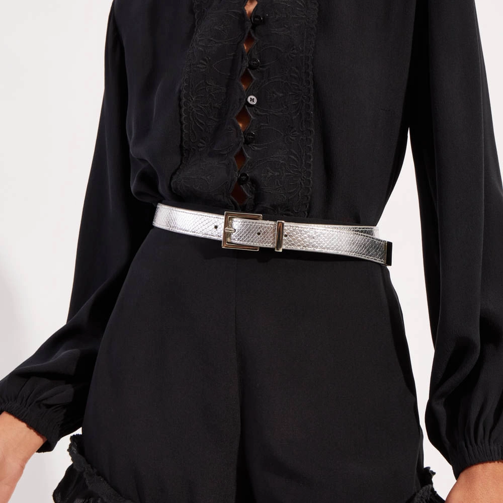 Cinto Couro Metal Val