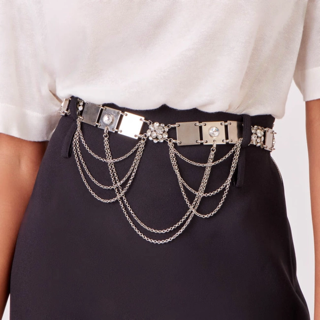 Cinto Metalizado Riri (ref 9df4)