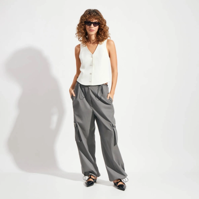 Colete Crepe Easy Gal