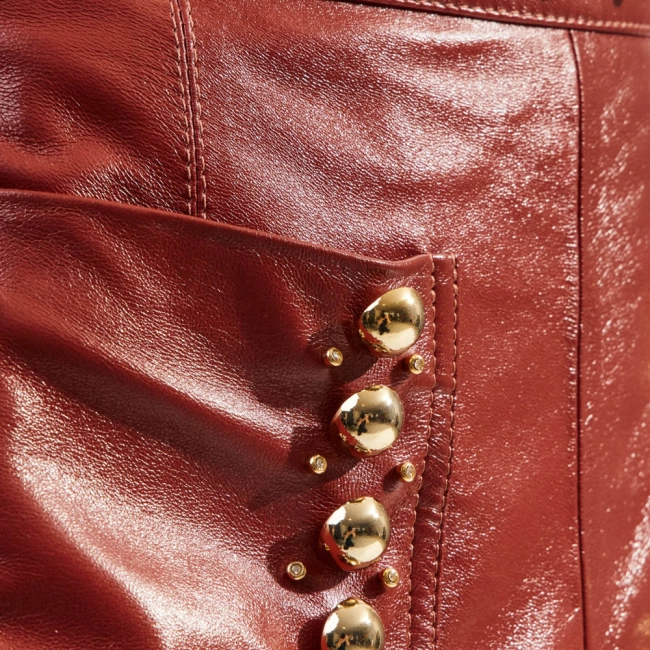 Hot Pants Couro Raquel