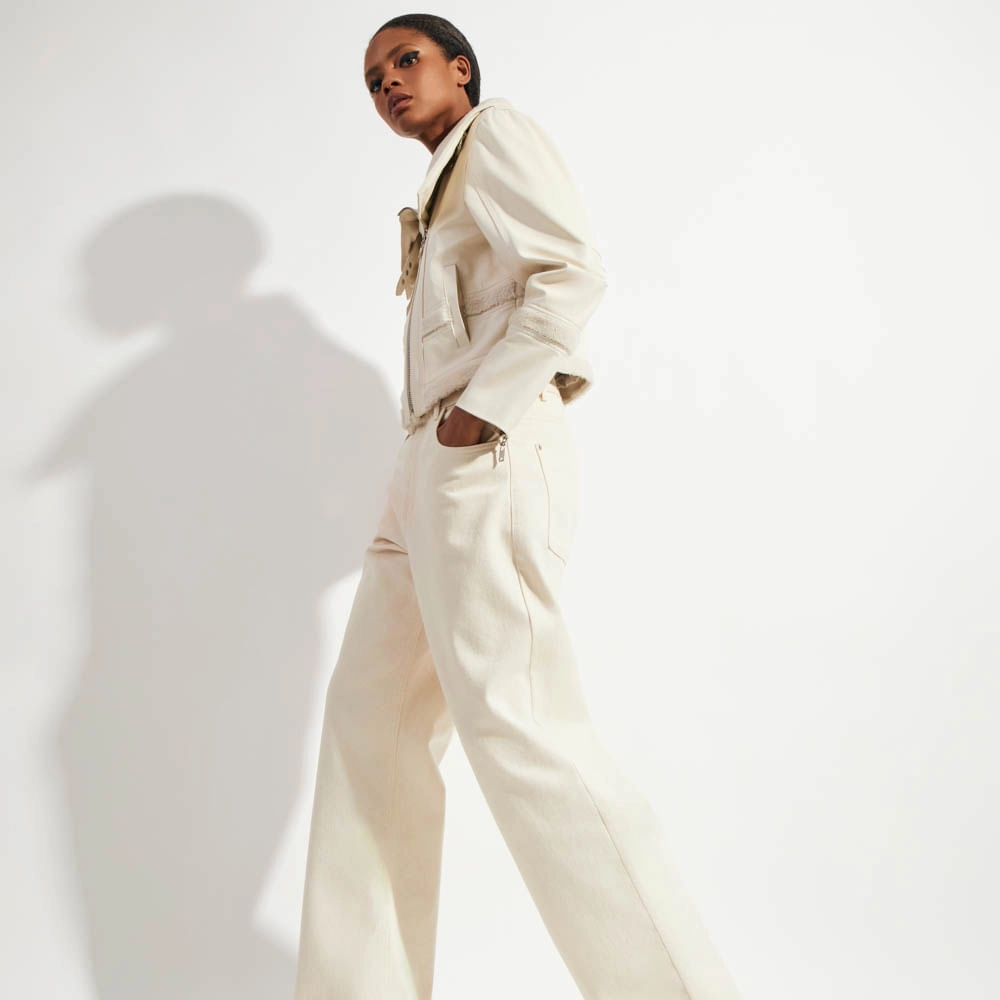 Jaqueta Couro Gamulan Eva - Off White/38