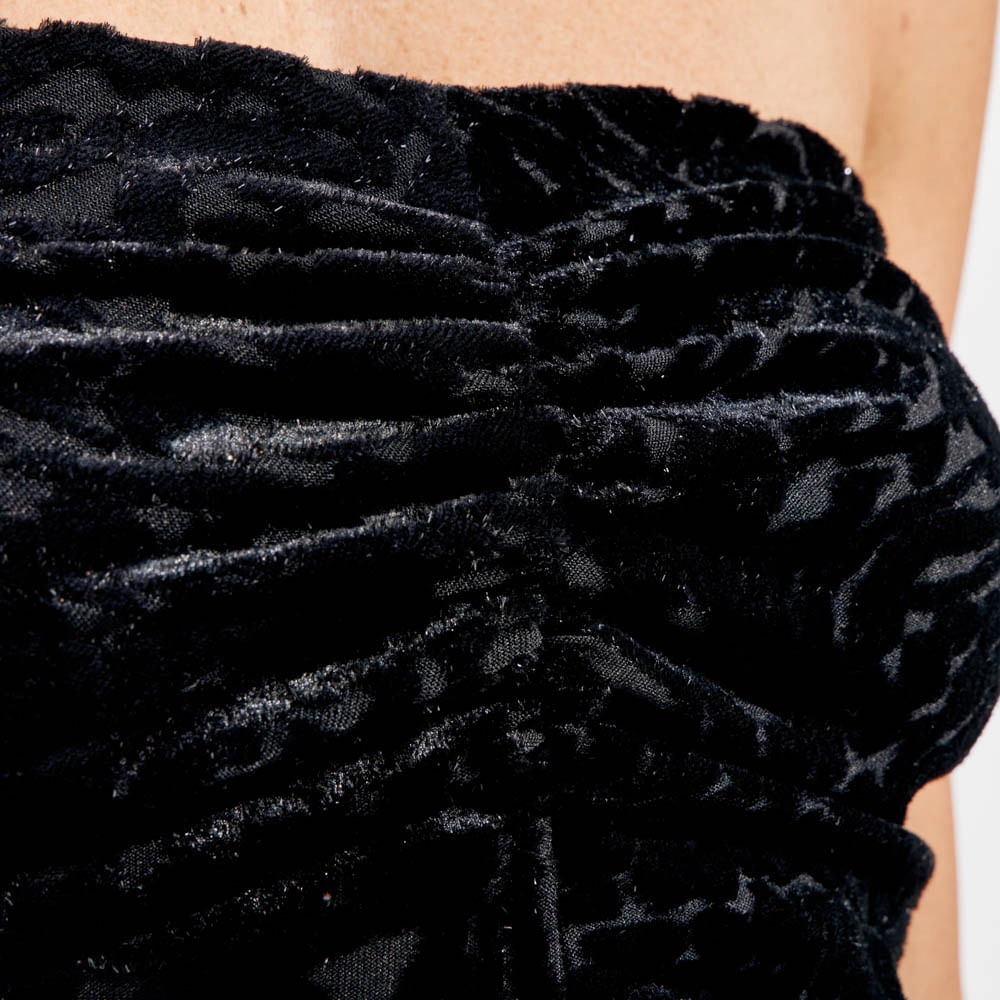 Jumpsuit Veludo Devorê Dalia