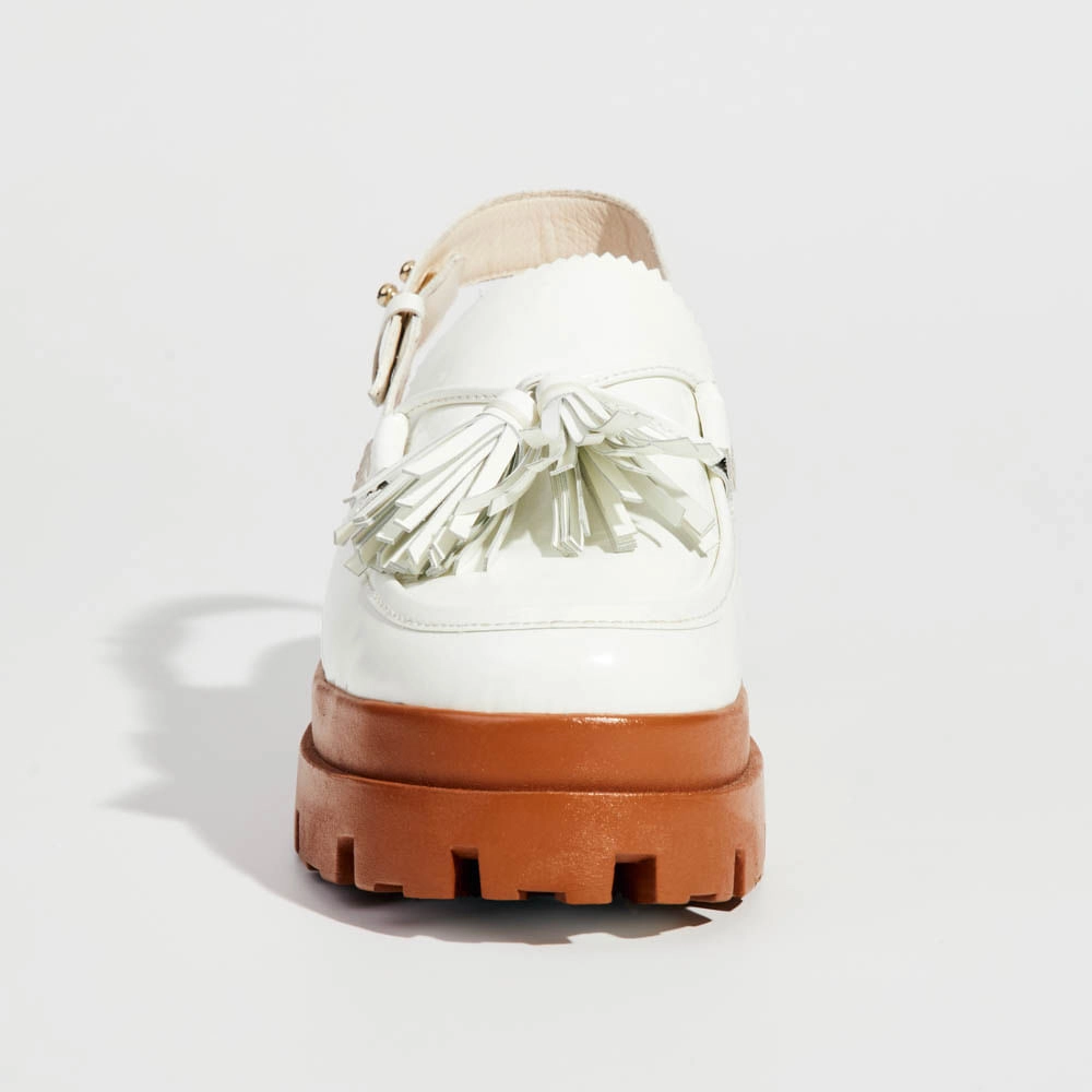 Loafer Couro Metal Gaby