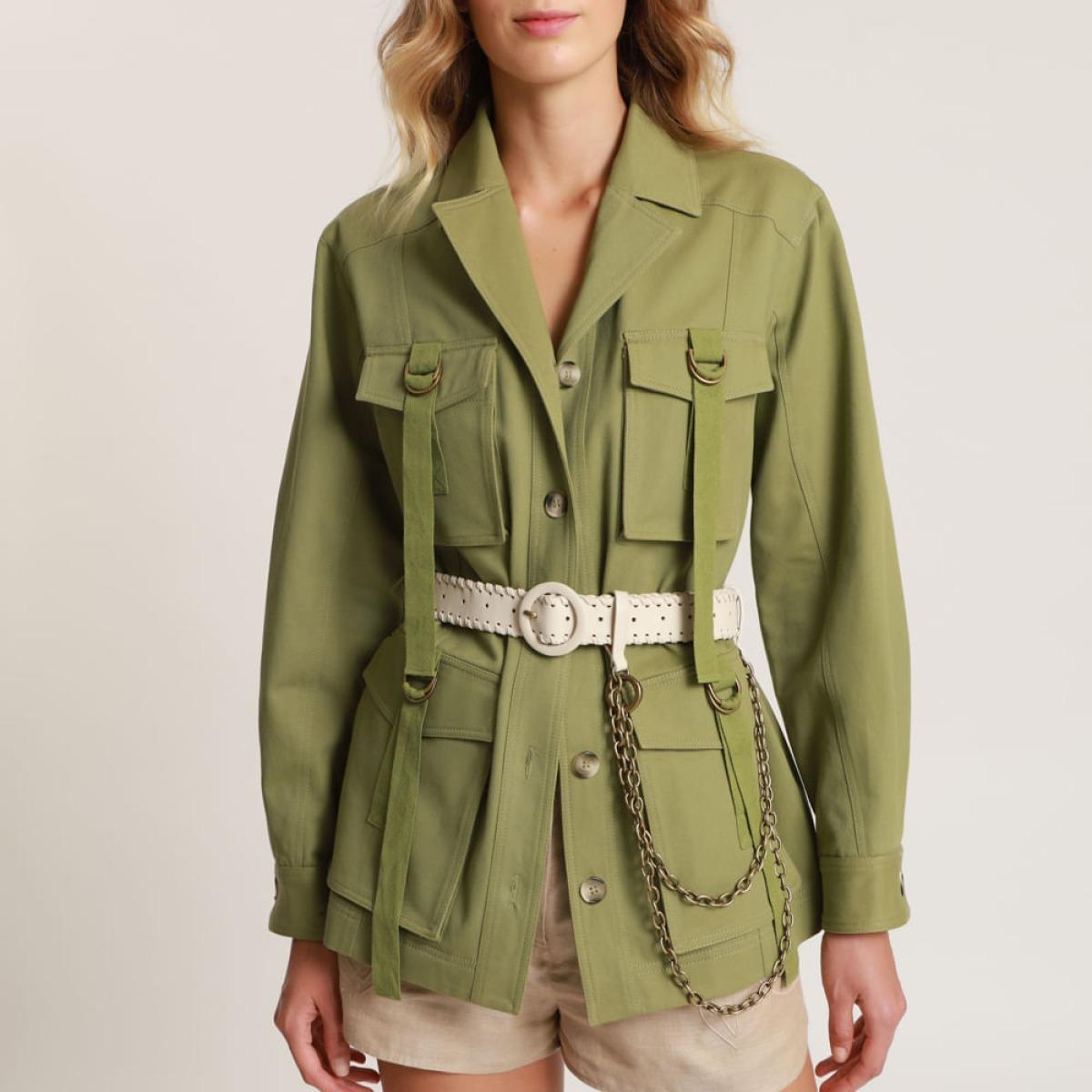 Parka Cotton Sand Amir - Verde Olive/38 Parka Cotton Sand Amir - Verde Olive/38